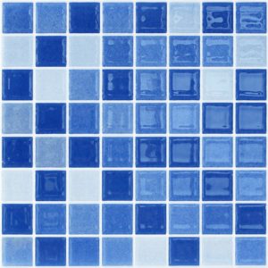 Blue Shaded Bathroom Tile