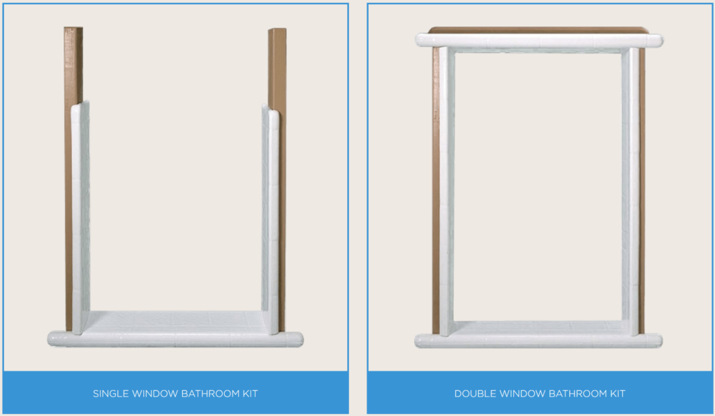 American Bath Enterprises Shower Window Trim Kits.