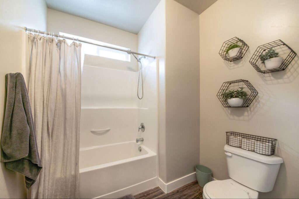 Shower tub combo from American Bath.